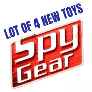 SPY GEAR Lot of 4 Collectible Toys SAFE 3D VIEWER COMMUNICATOR BADGE NEW 2012
